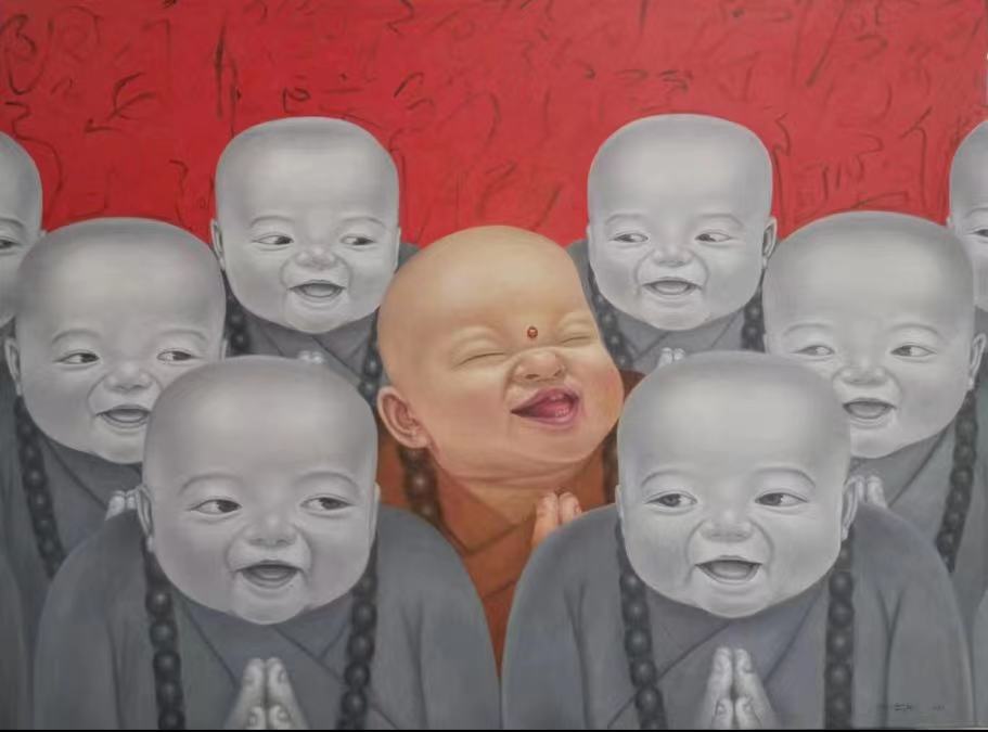 Baby Monks by Fan Zhang