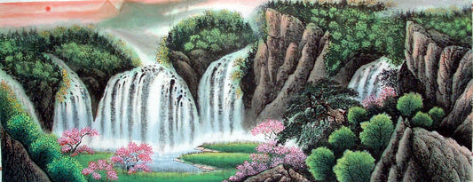 Waterfall of Youth (1992) by Qiu Yu Xin